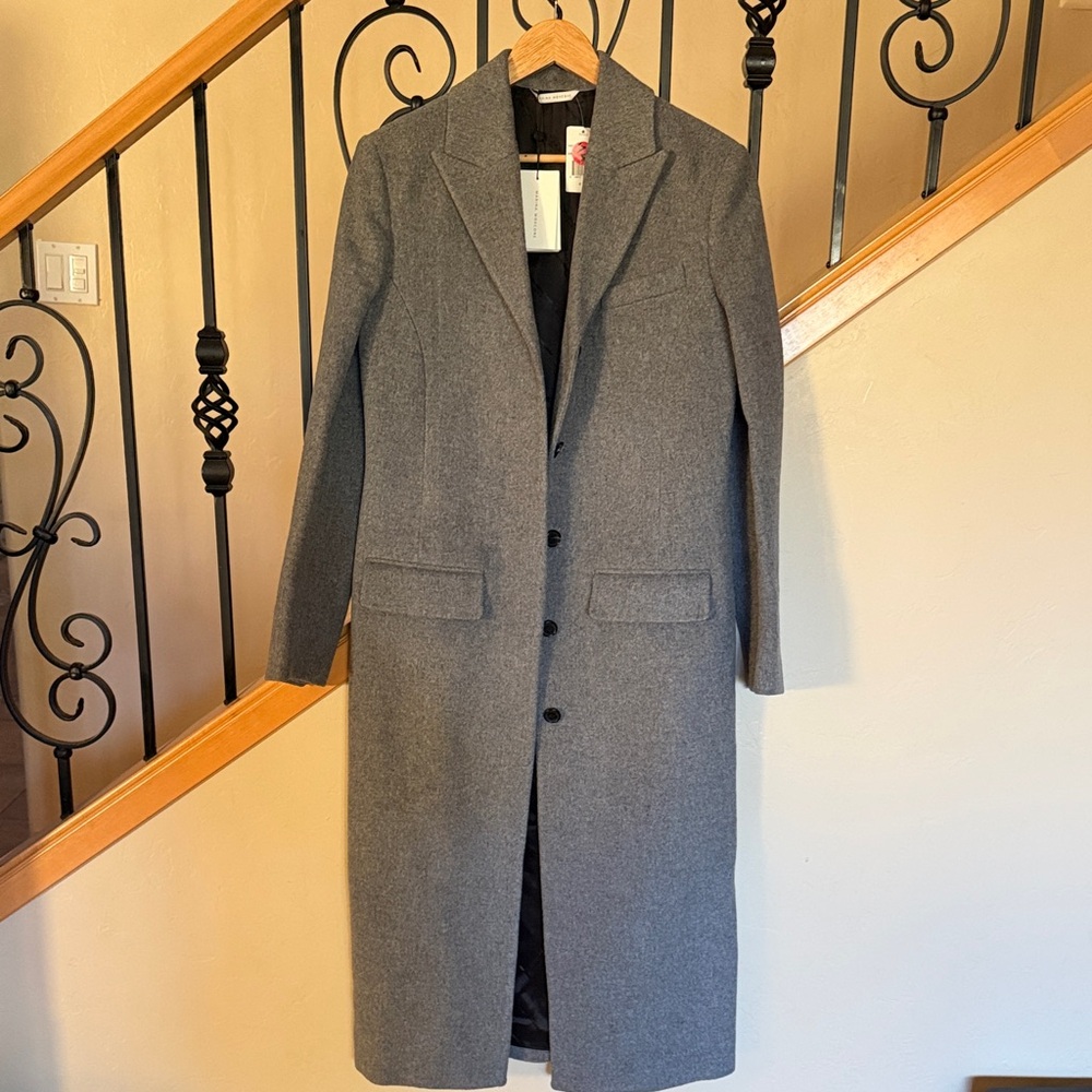 NWT Marina Moscone wool coat SZ 0